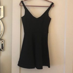 Elizabeth and James black fit and flare dress